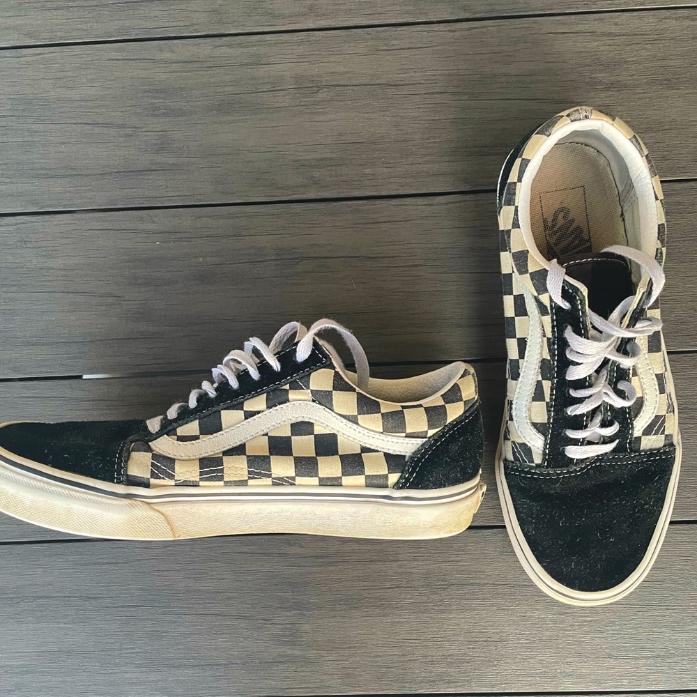 Checkered Vans